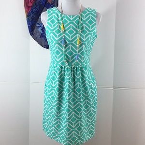 Jude Connally sea green Mary Pat dress XS